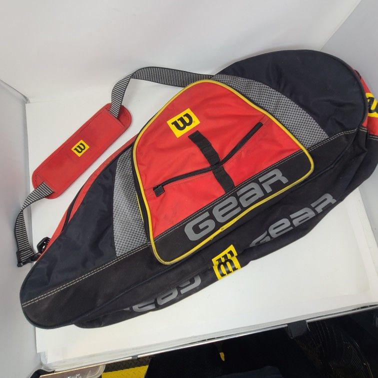 Wilson Tennis Dual Double Tennis Racquet Racket Storage Transport Duffle Bag