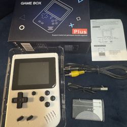 Game Box Plus- Hand Held Game System, Rechargeable Battery, Brand New