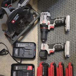 Porter Cable Tools And 20v Batteries