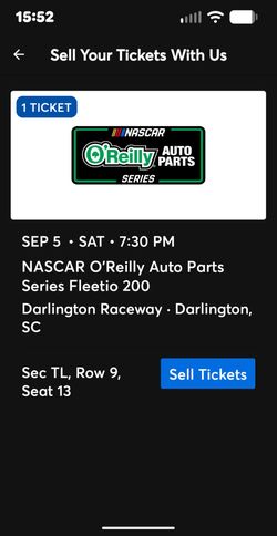 Race ticket