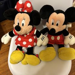 Mickey And Minnie Dolls