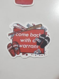 Supreme Sticker 1.50 a piece