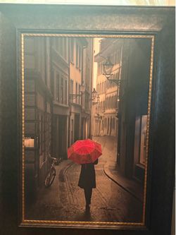 Kirklands Red Rain art piece $100OBO