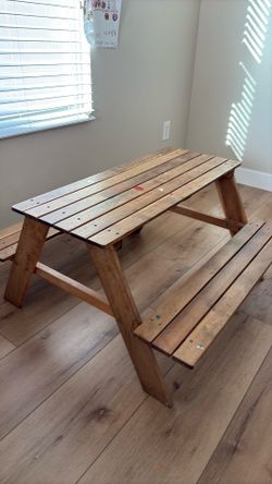IKEA picnic table kids