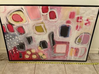Abstract Wall Art 37”x25” Canvas