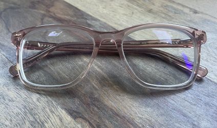Ted Baker TWBIO001 ROS Eyeglasses Frame Womens Clear Pink Rose 52-17-140