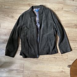 Polo Ralph Lauren Suede brown Jacket Vintage Size L (mens)