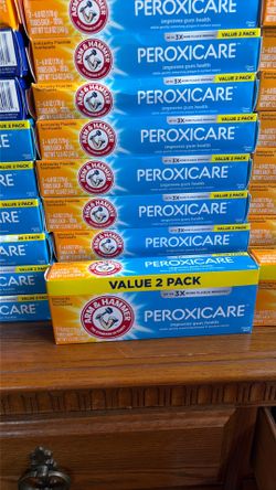 Arm and hammer tooth paste.  300 tubes