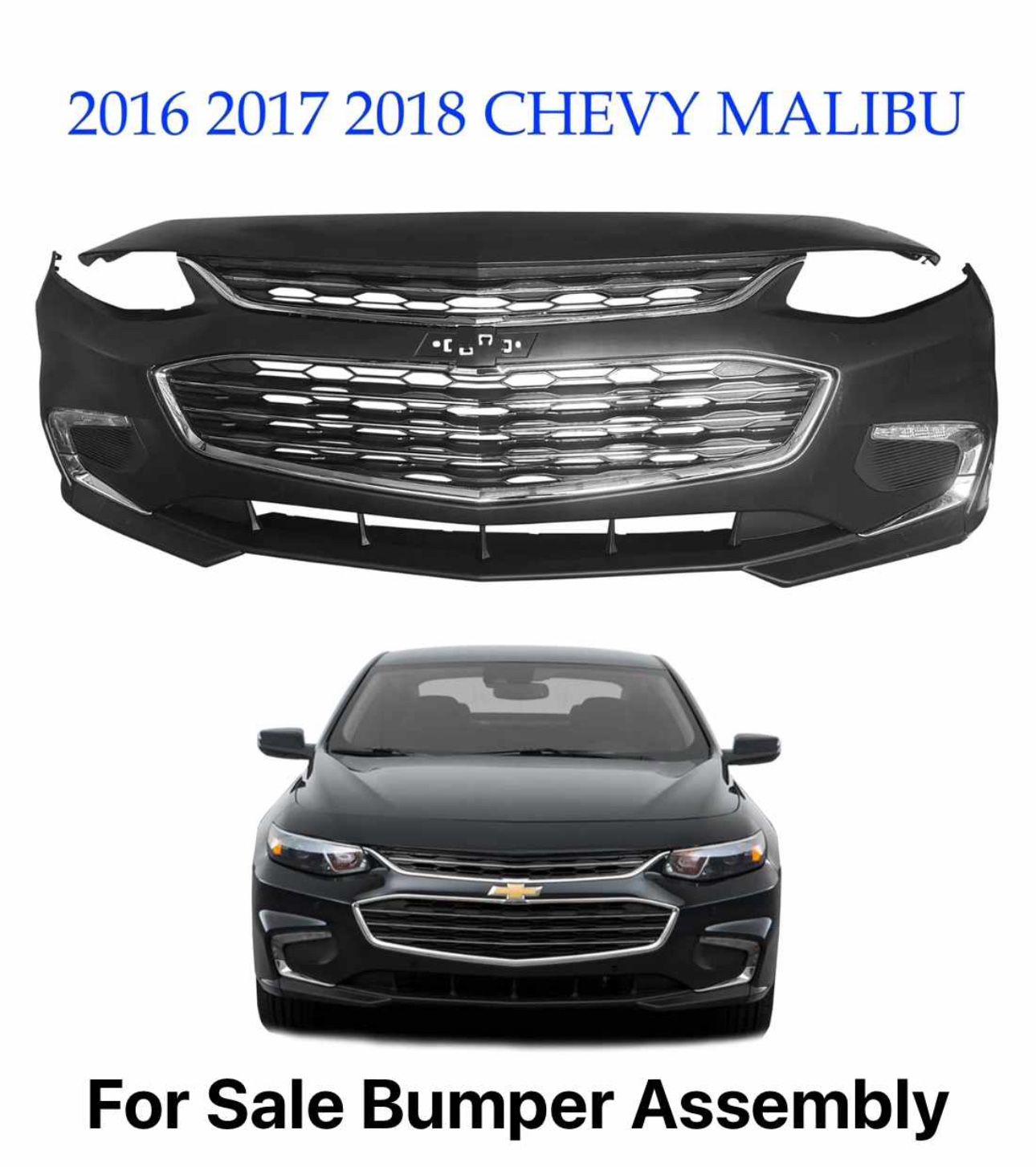 Chevy Malibu Front Bumper Assembly 