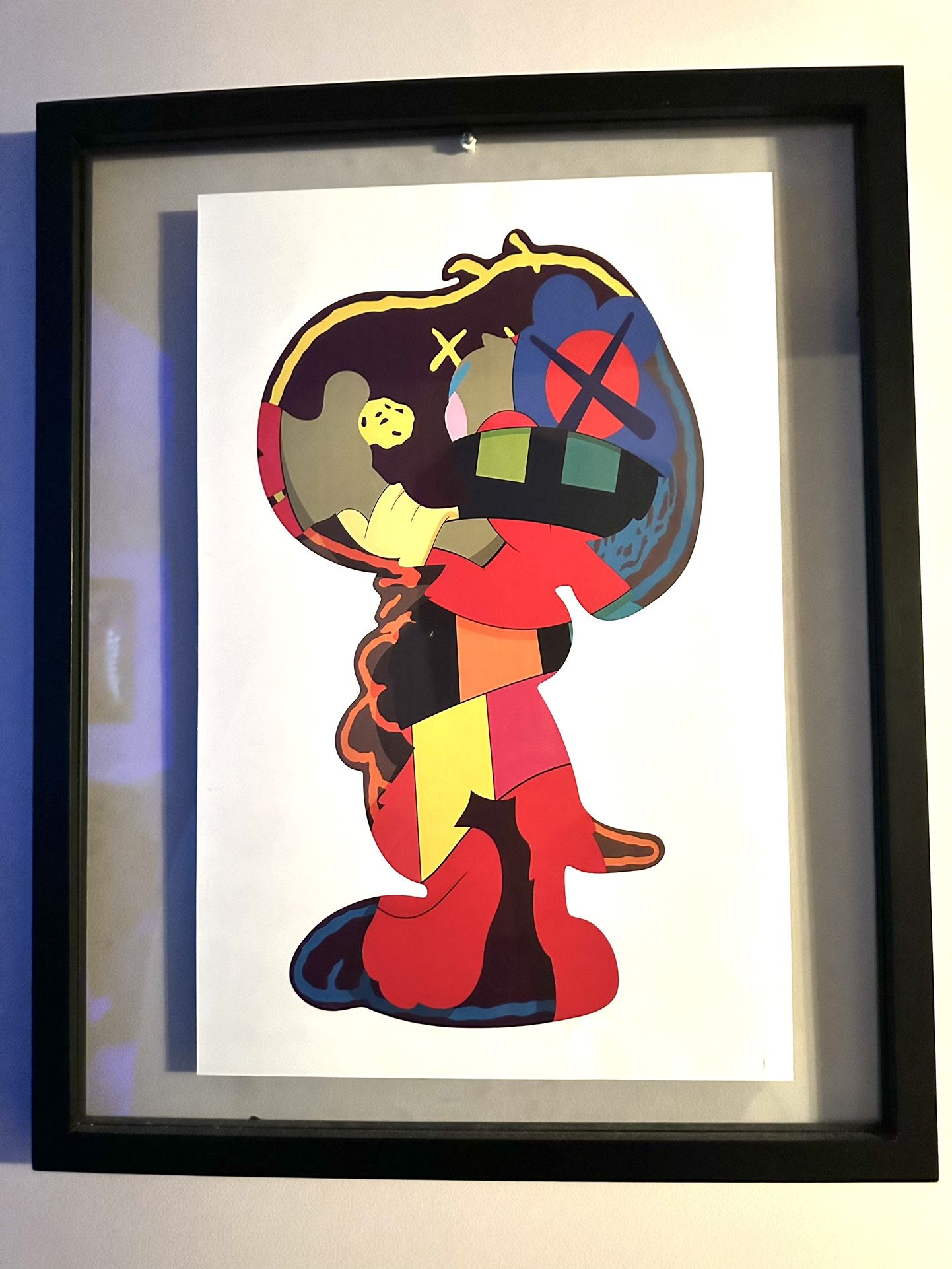 Snoopy KAWS HYPEBEAST PRINT FRAMED