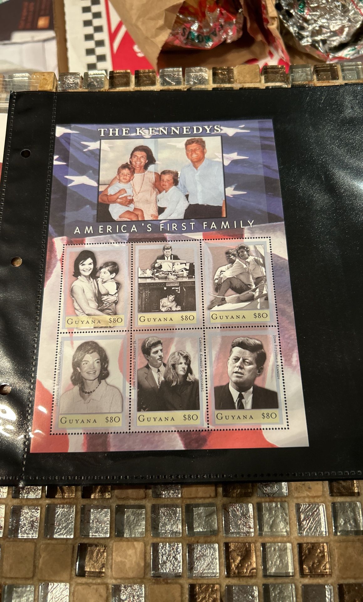 The Kennedy’s America’s First Family Stamp Set