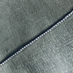 1/2 CT. T.W. Diamond Tennis Bracelet in Sterling Silver
