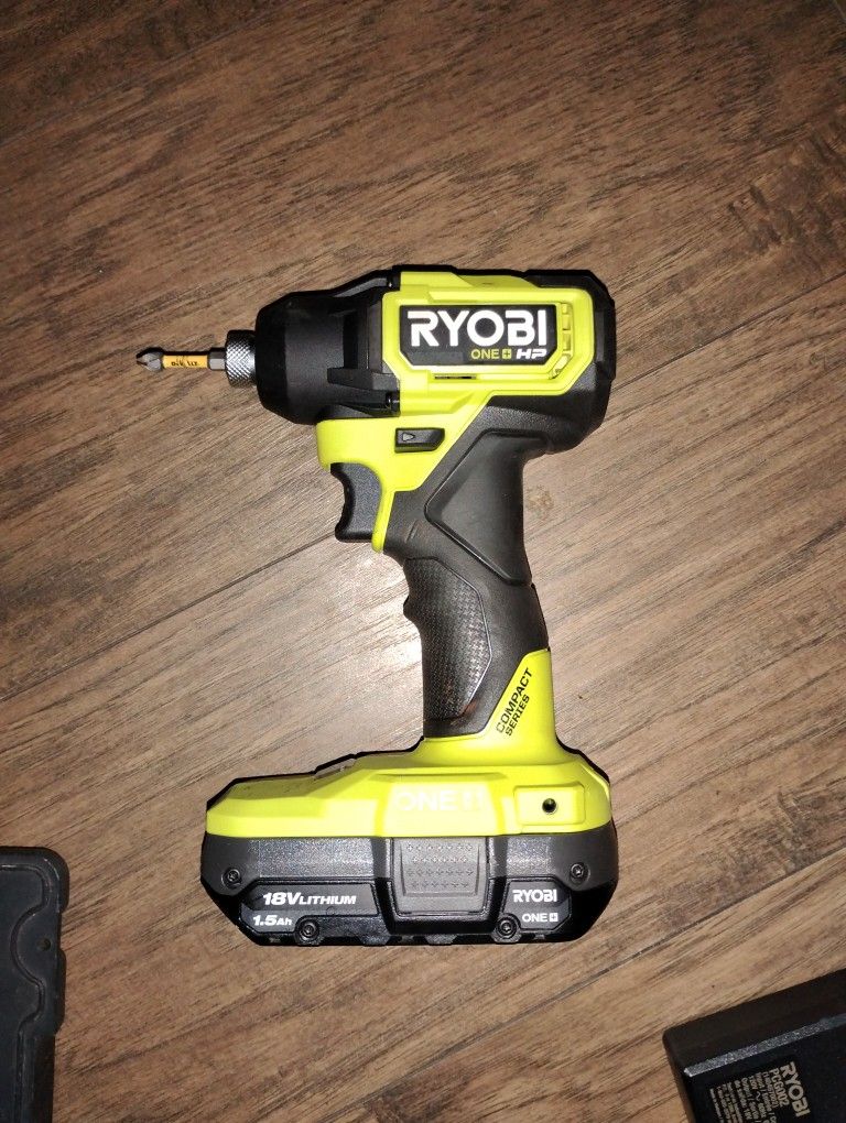 RYOBI ONE+ HP 18V Brushless Cordless 1/4 in. Impact Driver.