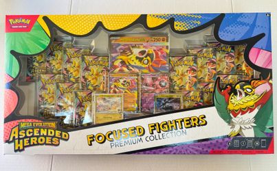 Pokemon Mega Evolution Ascended Heroes Focused Fighters Premium Collection