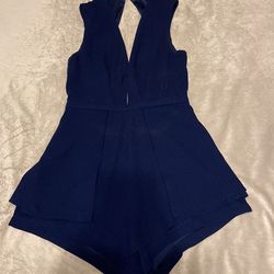 Sexy Blue Romper