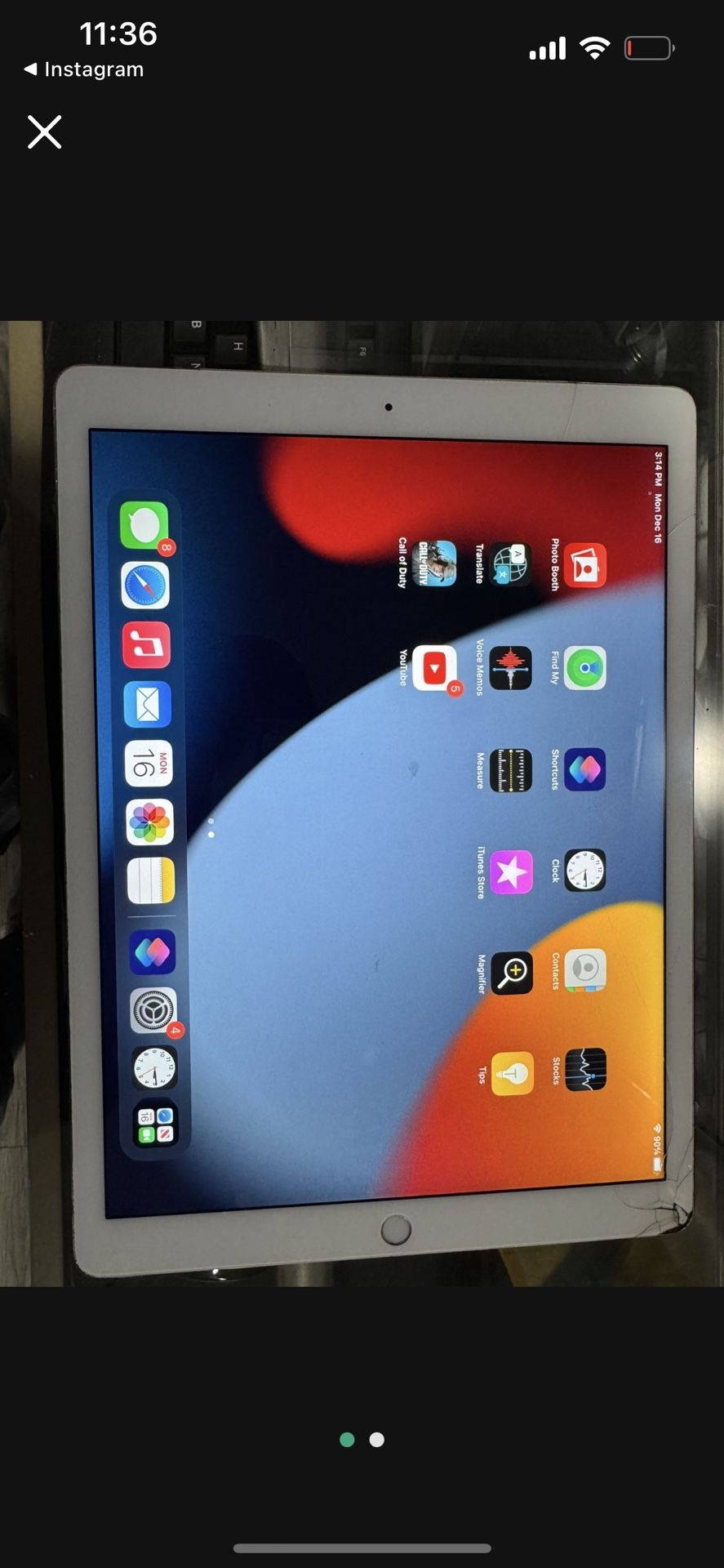 12.9 Inch iPad Pro