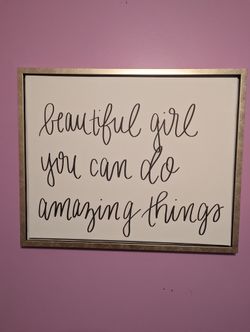 Girls Room Large Print Decor