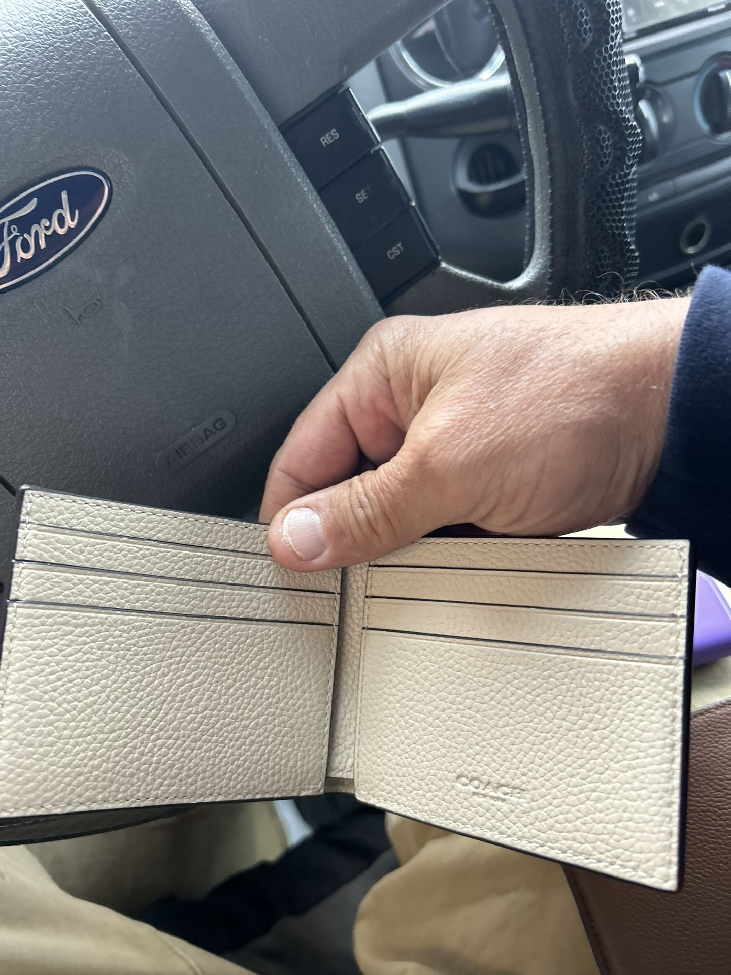 COACH Ivory Wallet 