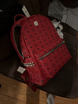 AUTHENTIC Candy Red MCM Backpack! Brand New!