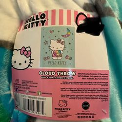 Hello Kitty Blanket 60” X 70” 