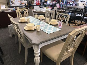 50% off, 7 pc Dining Room Set (extendable table)