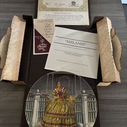 Knowles "Melanie," Gone With the Wind Collectors Plate 1980