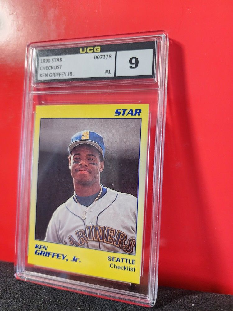 1990 Star Company KEN GRIFFEY JR #1 UCG 9 MINT! Mariners  HOF