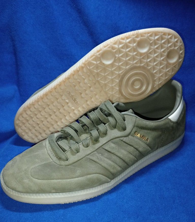Men's Size 11.5 Adidas Samba Olive Strata 