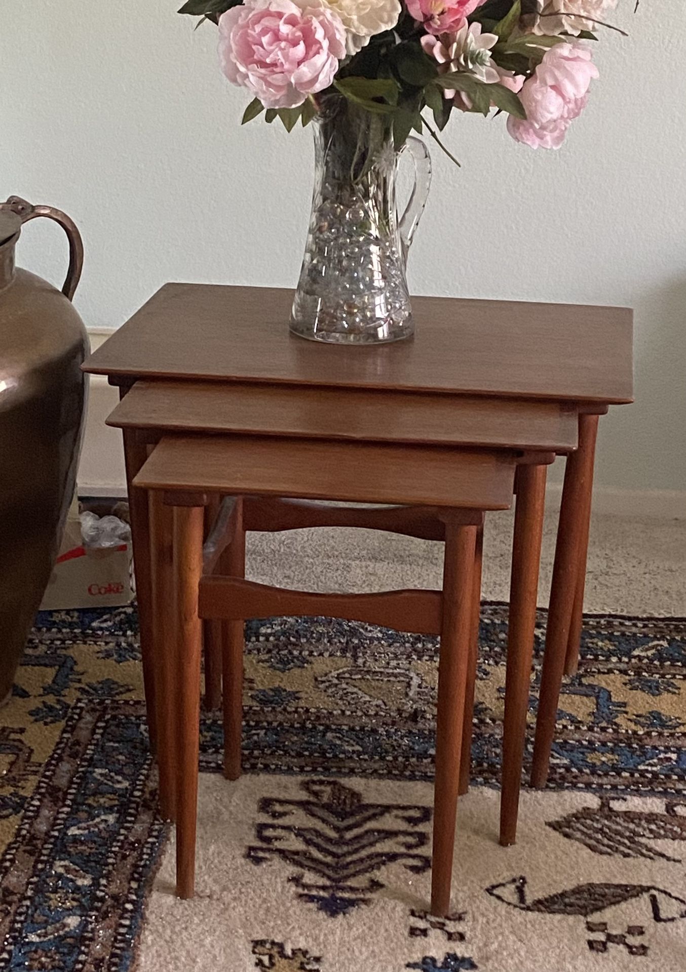 Teak Nesting Tables Denmark