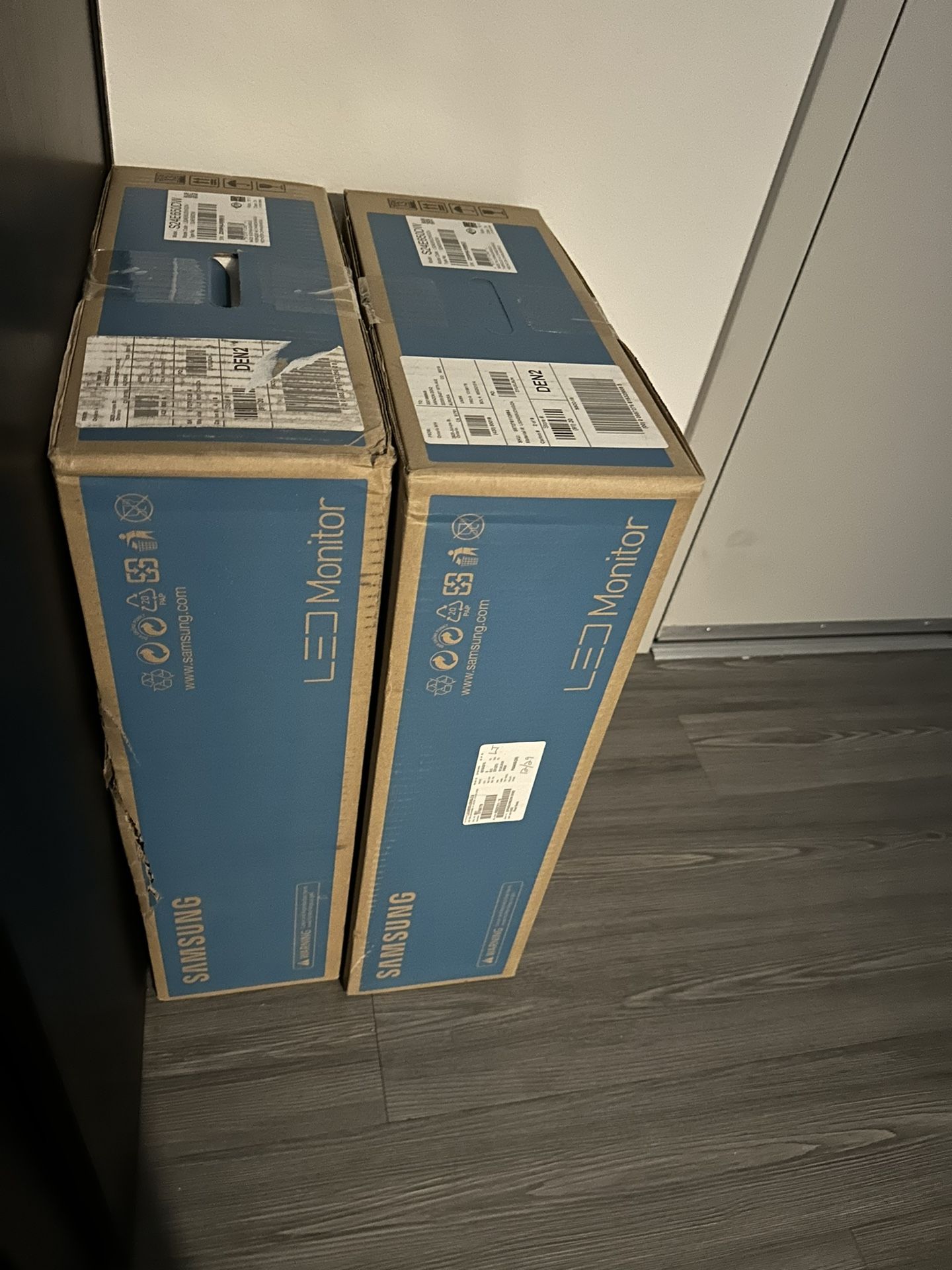 BOTH INCLUDED 2 New In Box Samsung LED Business Computer Monitors See