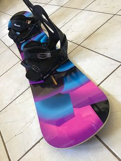 Size 155 Burton Flying V Snowboard / Lg. ReFlex Bindings