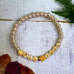Handmade Stretch Bracelet | Fall | Autumn | Gift