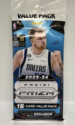 2023-24 Panini Prizm NBA Basketball Value Pack Lot of 12 Cello Fat Hanger Packs