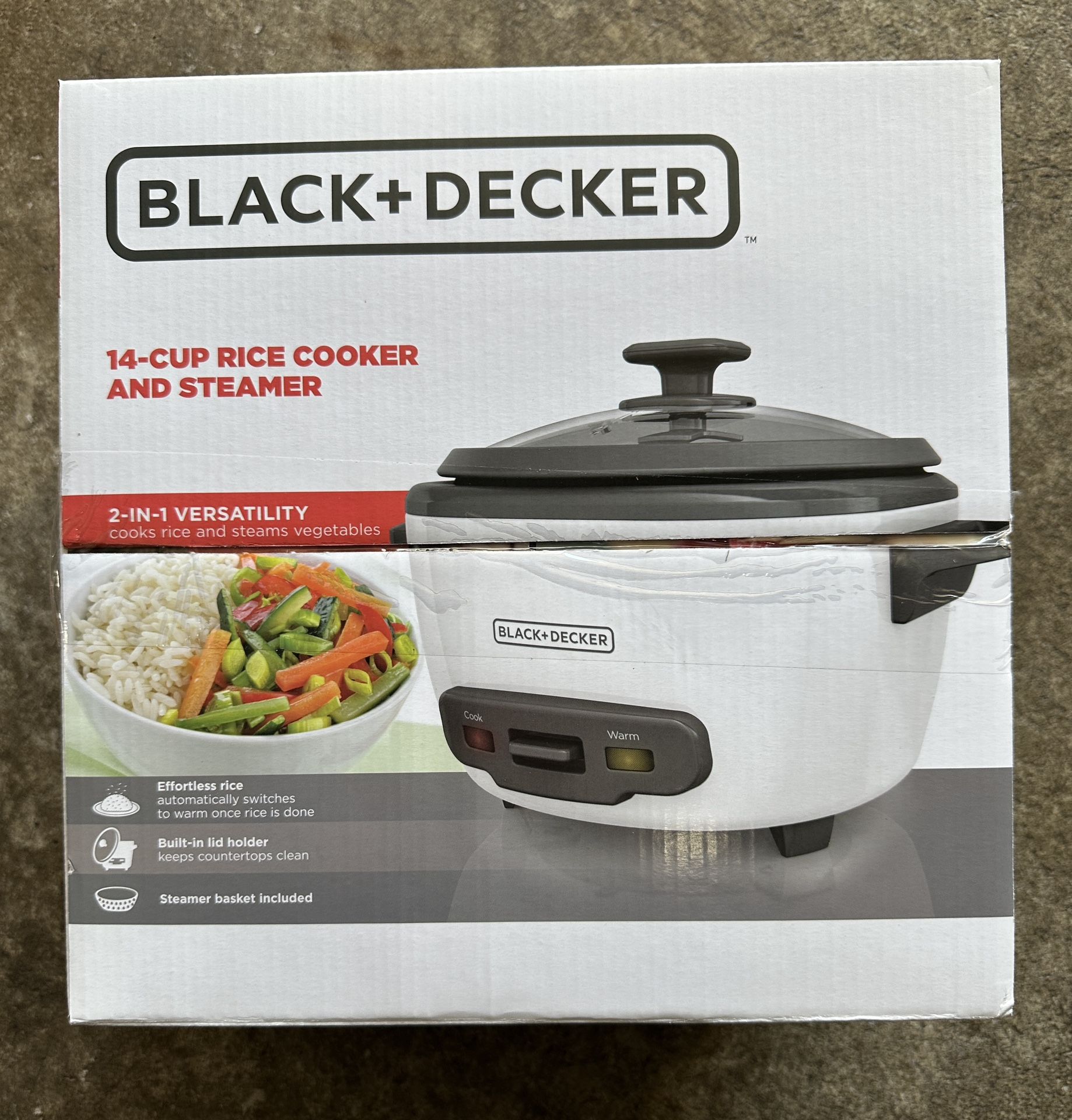 Black And Decker Rice Cooker. New