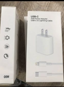 Fast Charger 20W Cable and Power Adapter - OEM Quality 