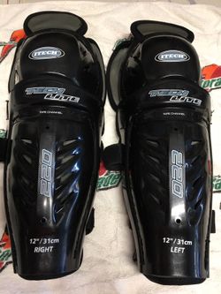Itech shin Guards size 12.
