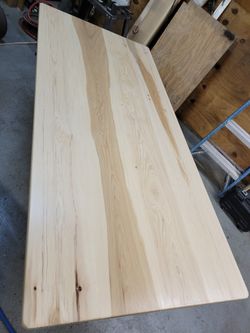 Solid Hickory Table / desk New