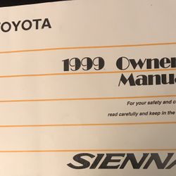 Toyota Sienna Owner’s Manual