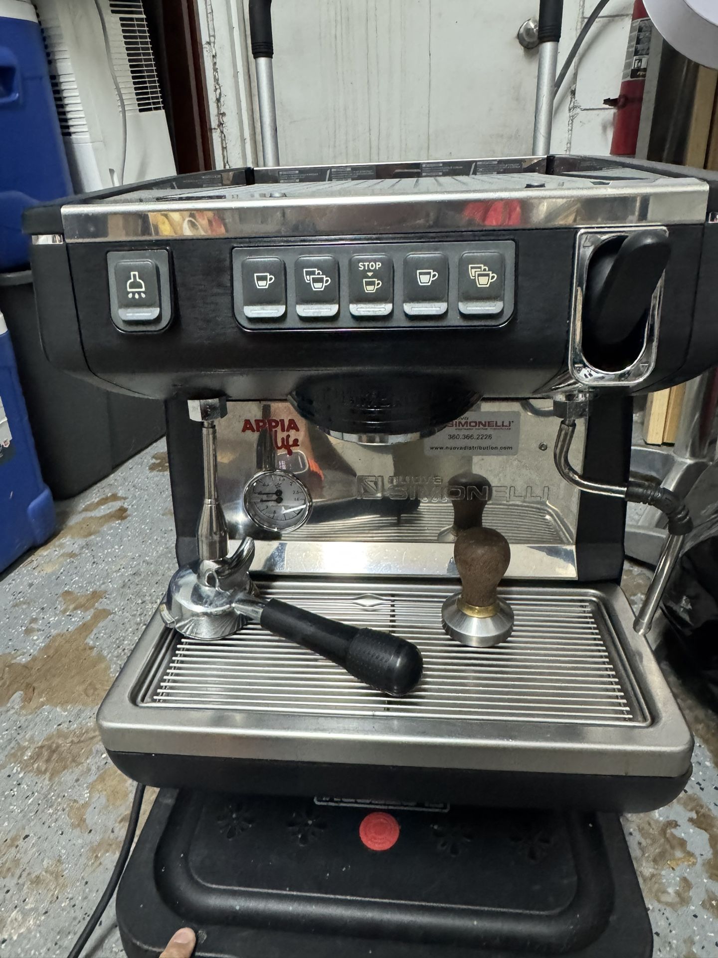 Combo Simonelli One Group Coffee machine + Grinder