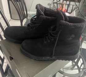 Black Timberland, Boots For, Man, Size 10, For $85