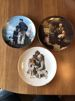 Norman Rockwell Plates