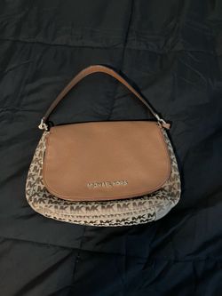 Michael Kors brown tan medium shoulder bag.