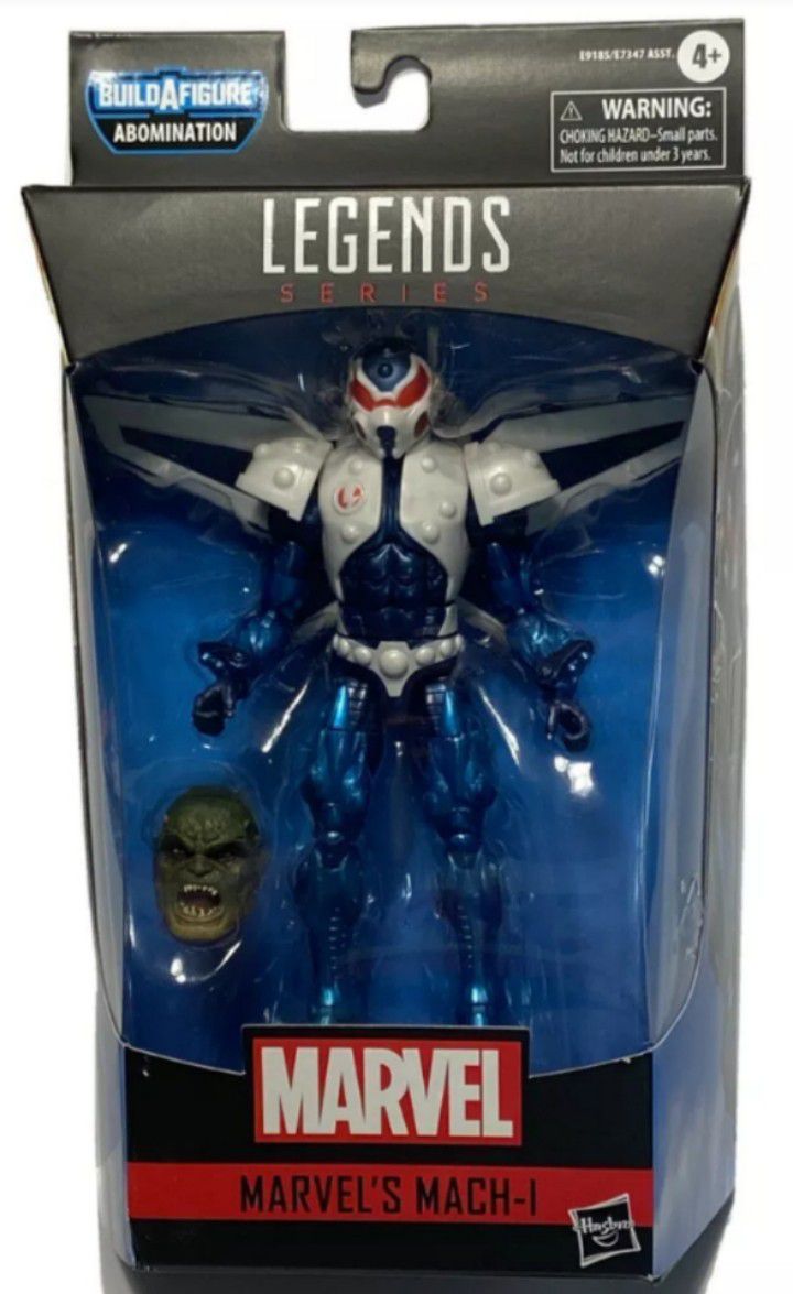 Marvel Legends Mach-1 Collectible Action Figure Toy with Abomination Build a Figure Piece