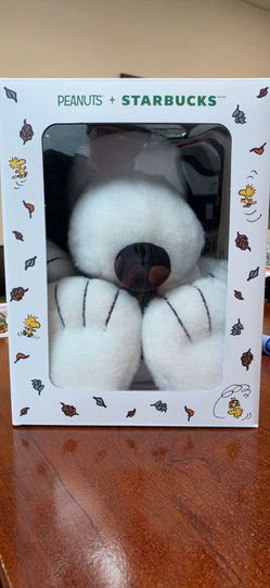 Peanuts + Starbucks 2026 Snoopy Plush