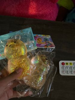 Glitter Squishy Bear Toys in Package