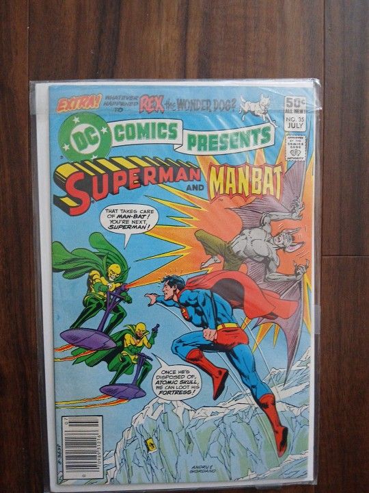 SUPERMAN & MANBAT NO.35