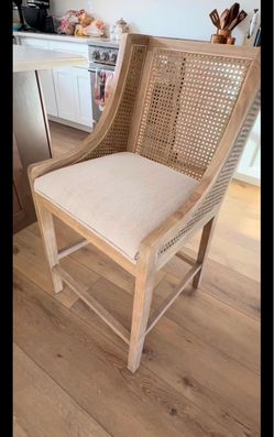 Counter Stools with Backrest,Set of 2,