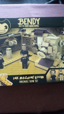 Bendy and the Ink machine buildable scene set