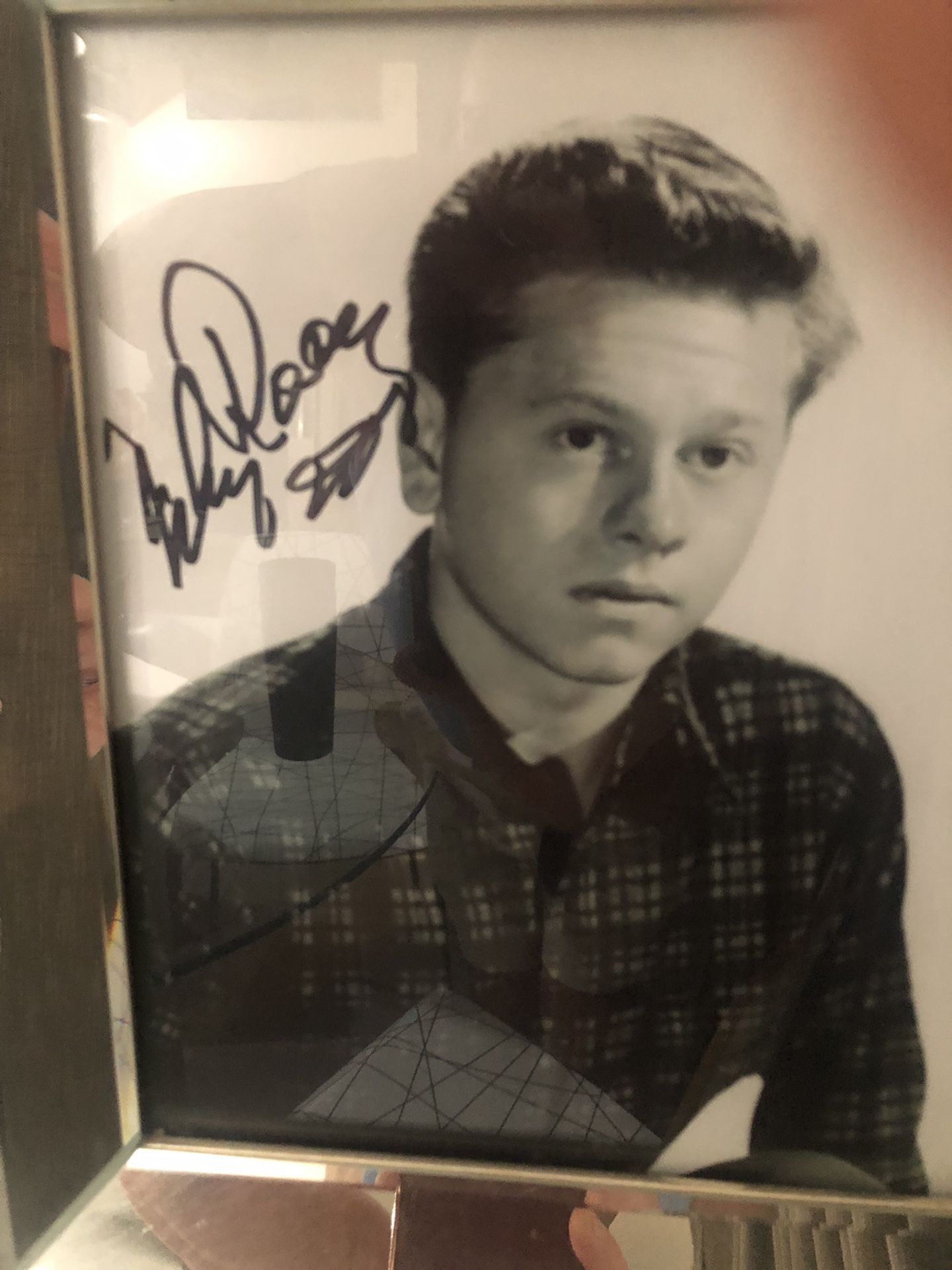 Signed Photo Of Mickey Rooney