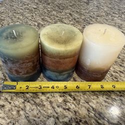 Wax Candles 4x3”  Set For Sale - Selling As Set All New
